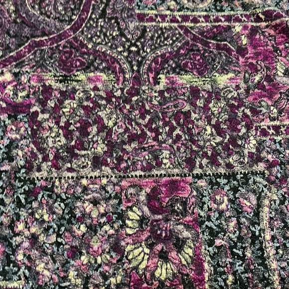 NWOT Laura Ashley Purple Paisley Blazer Jacket - Picture 8 of 11